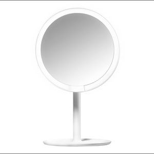 Rechargeable LED HD Makeup Daylight Mirror ;WHITE